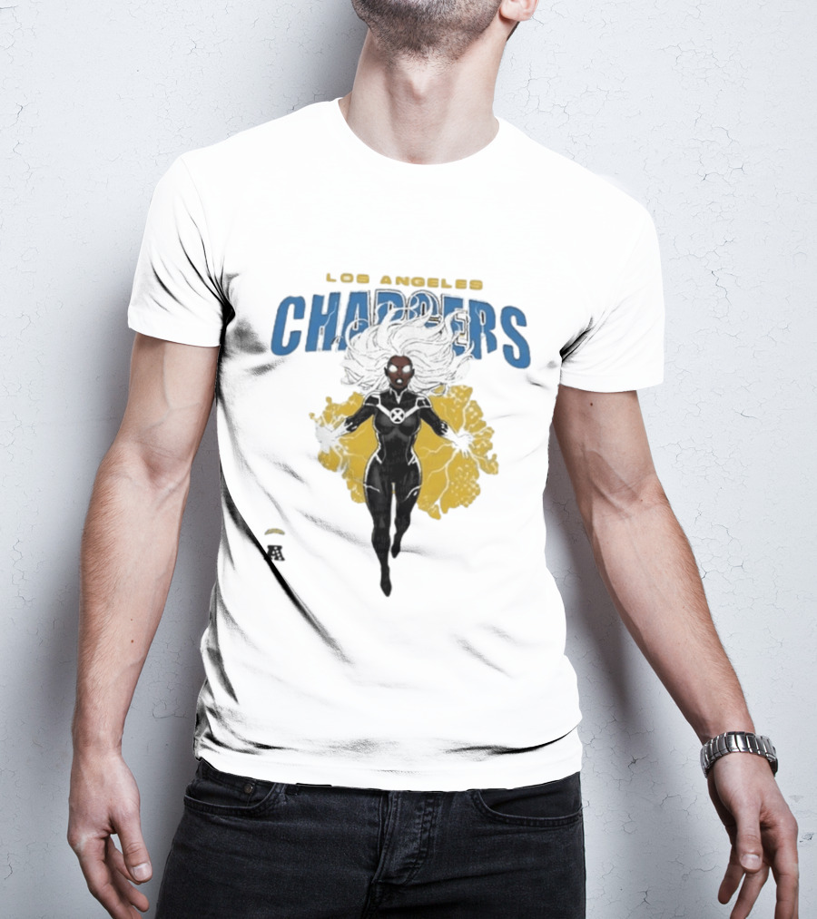 Los Angeles Chargers Storm X Men Marvel T-Shirt