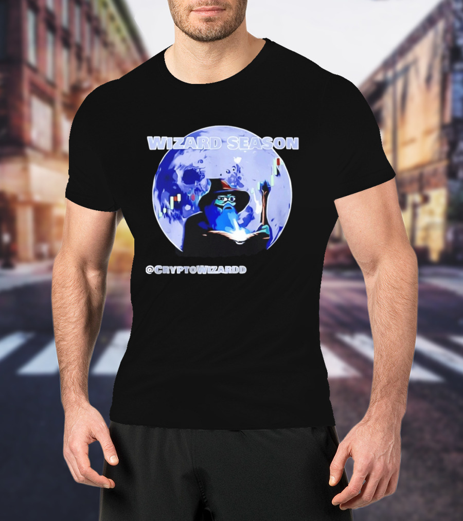 Wizard Season Crypto Trading Bitcoin Wizardry Trend @CryptoWizardd T-Shirt