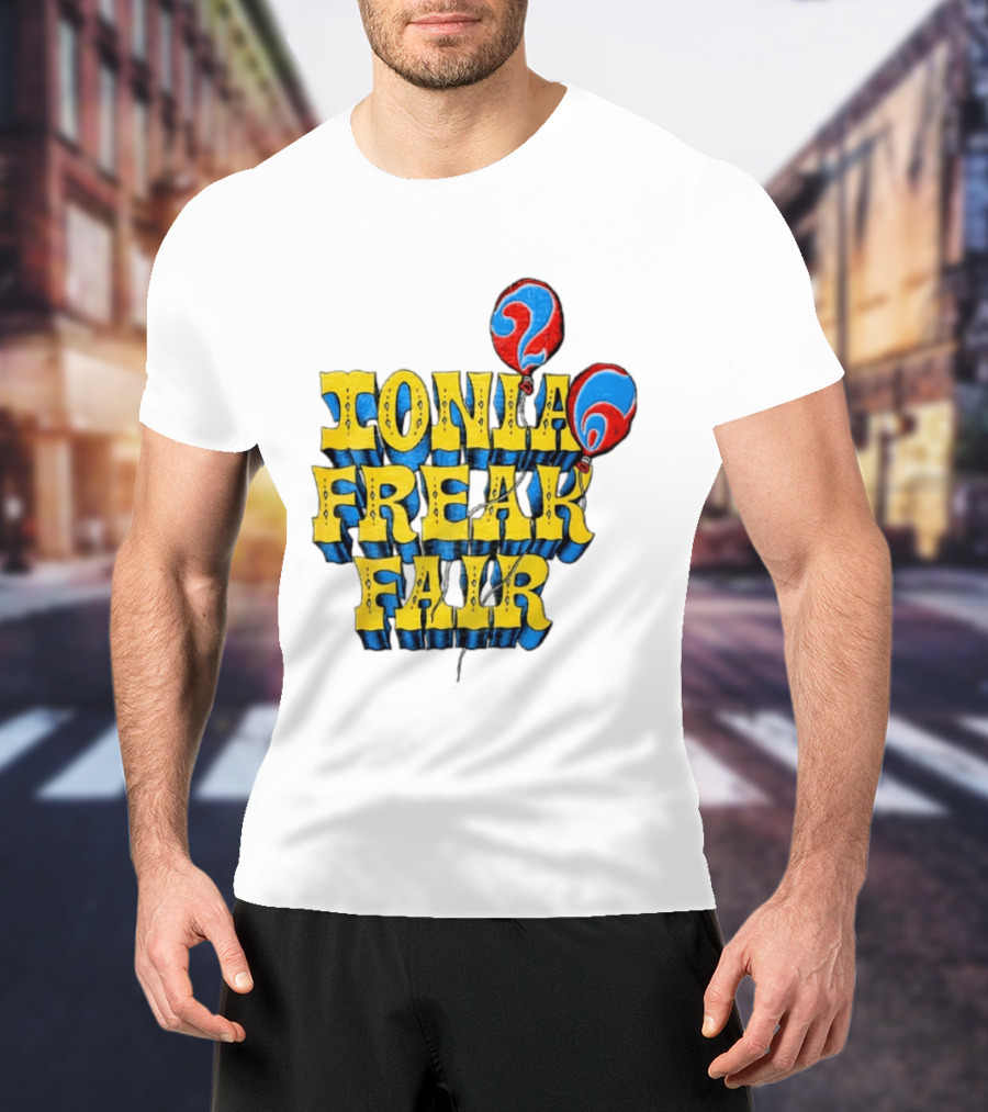 Ionia Freak Fair Colorful Balloon T-Shirt