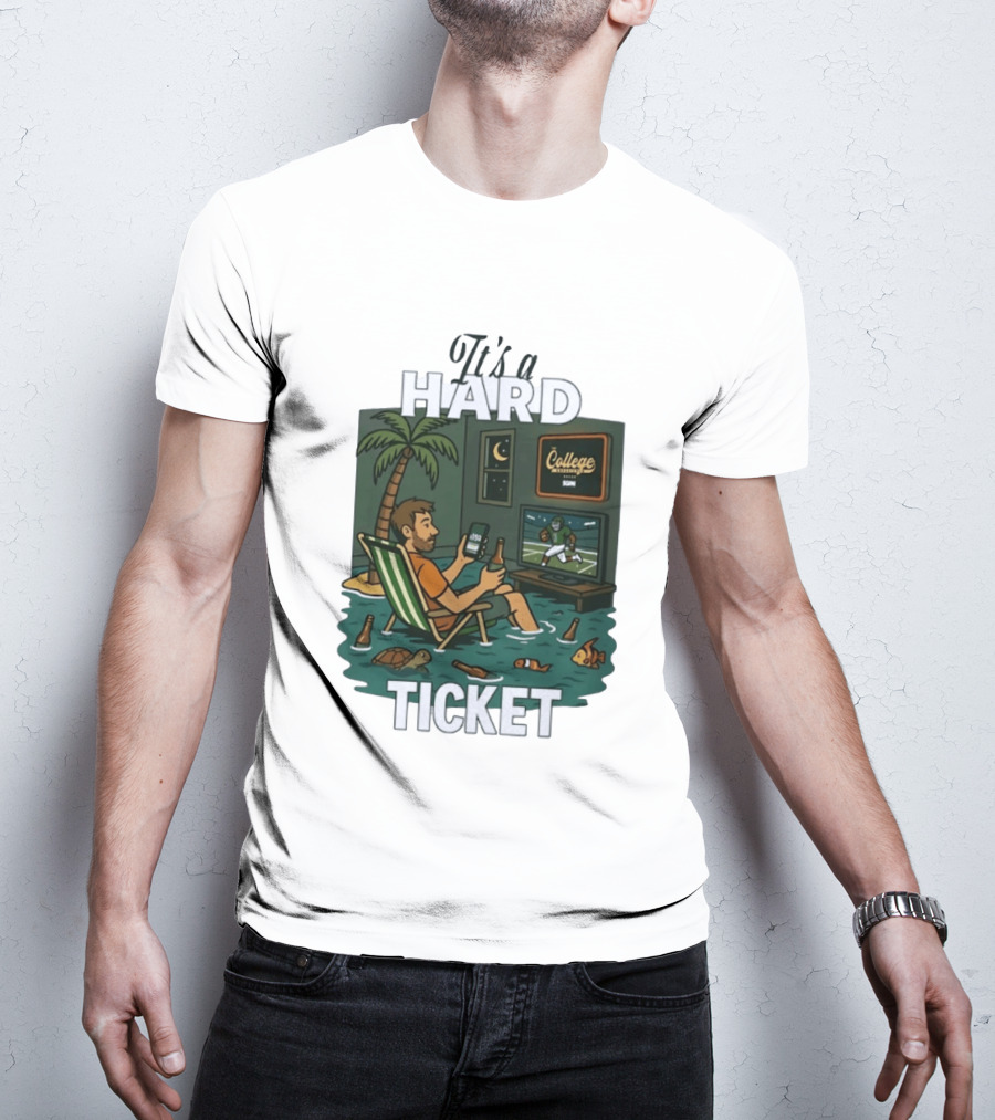 Hard Ticket College Experience SGPN Lifestyle Sports Fan Scene T-Shirt