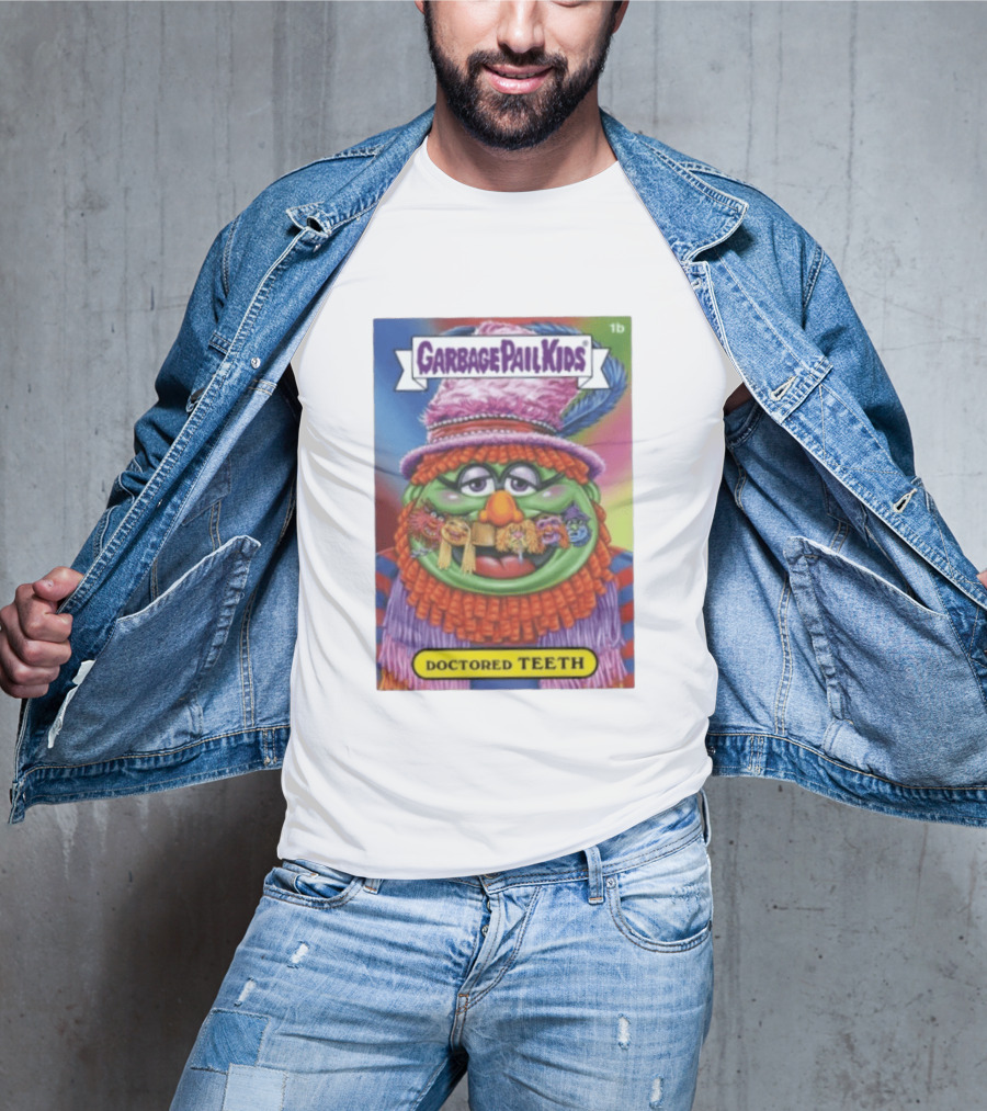 Garbage Pail Kids Doctored Teeth Muppets Mashup T-Shirt