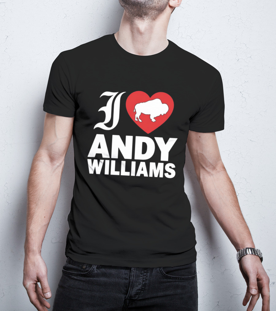 Andy Williams 2026 I Heart Buffalo T-Shirt