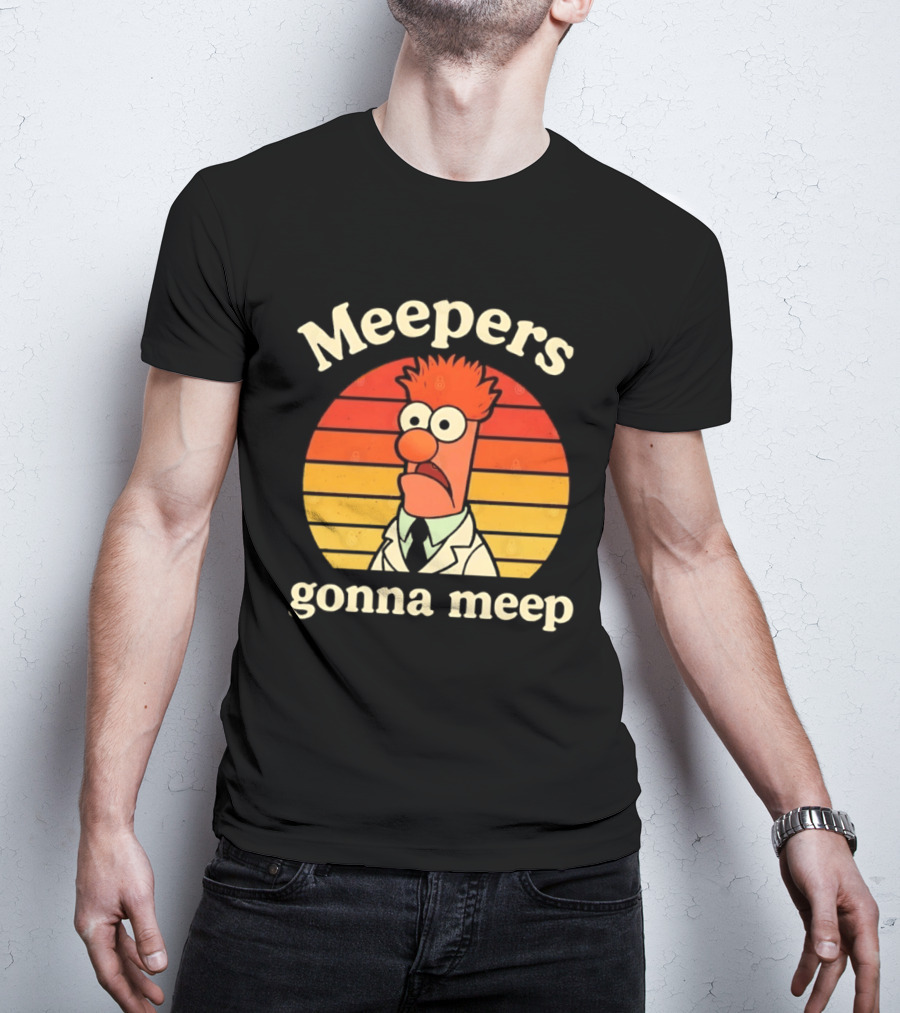 Meepers Gonna Meep Beaker Retro Muppets T-Shirt