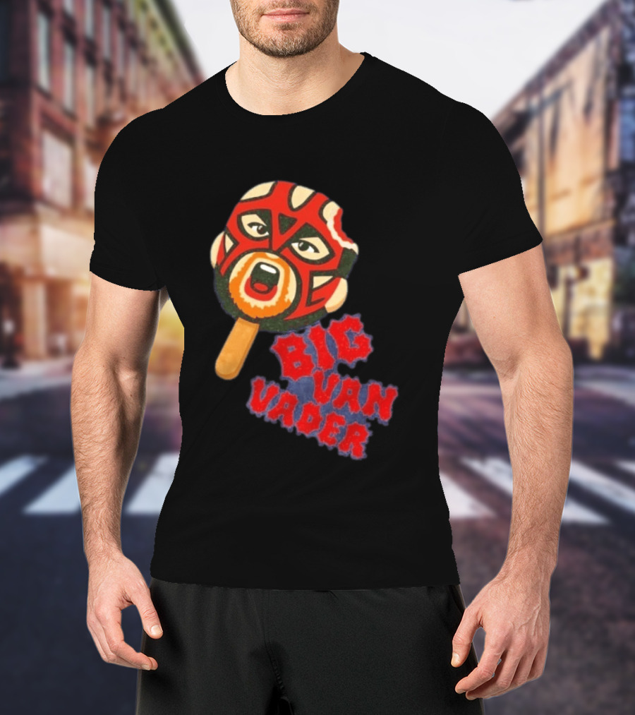 Big Van Vader Popsicle Wrestling WWE WCW Classic Style Retro Trend T-Shirt