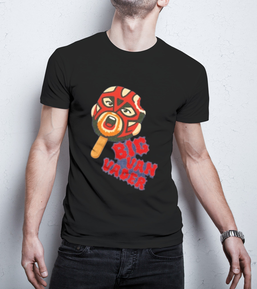 Big Van Vader Popsicle Wrestling WWE WCW Classic Style Retro Trend T-Shirt
