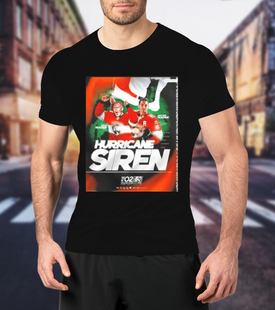 Hurricane Siren Brady And Matthew Tkachuk WK02 Event Panthers Hockey Thursday Night T-Shirt