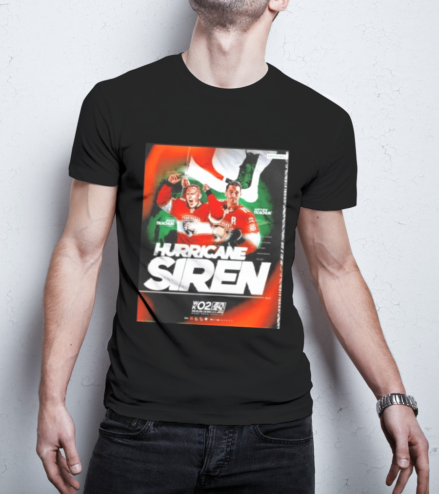 Hurricane Siren Brady And Matthew Tkachuk WK02 Event Panthers Hockey Thursday Night T-Shirt