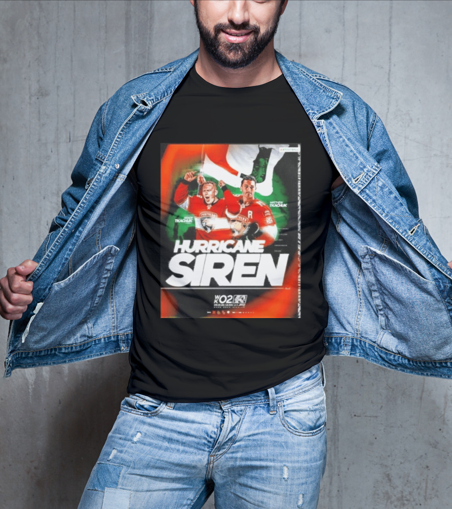 Hurricane Siren Brady And Matthew Tkachuk WK02 Event Panthers Hockey Thursday Night T-Shirt