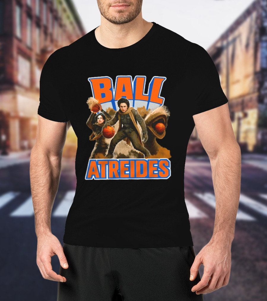 New York Basketball Ball Atreides Sandworm Dunk Adventure T-Shirt