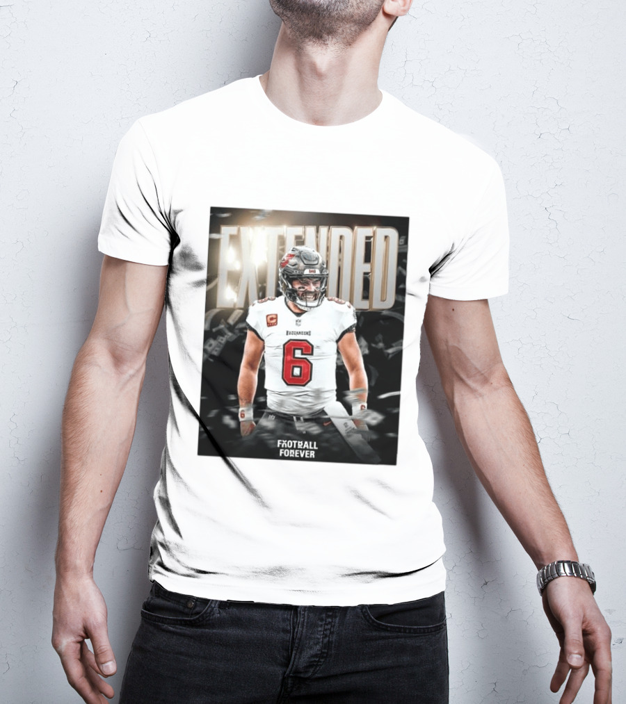 Extended Baker Mayfield Tampa Bay Football Forever T-Shirt