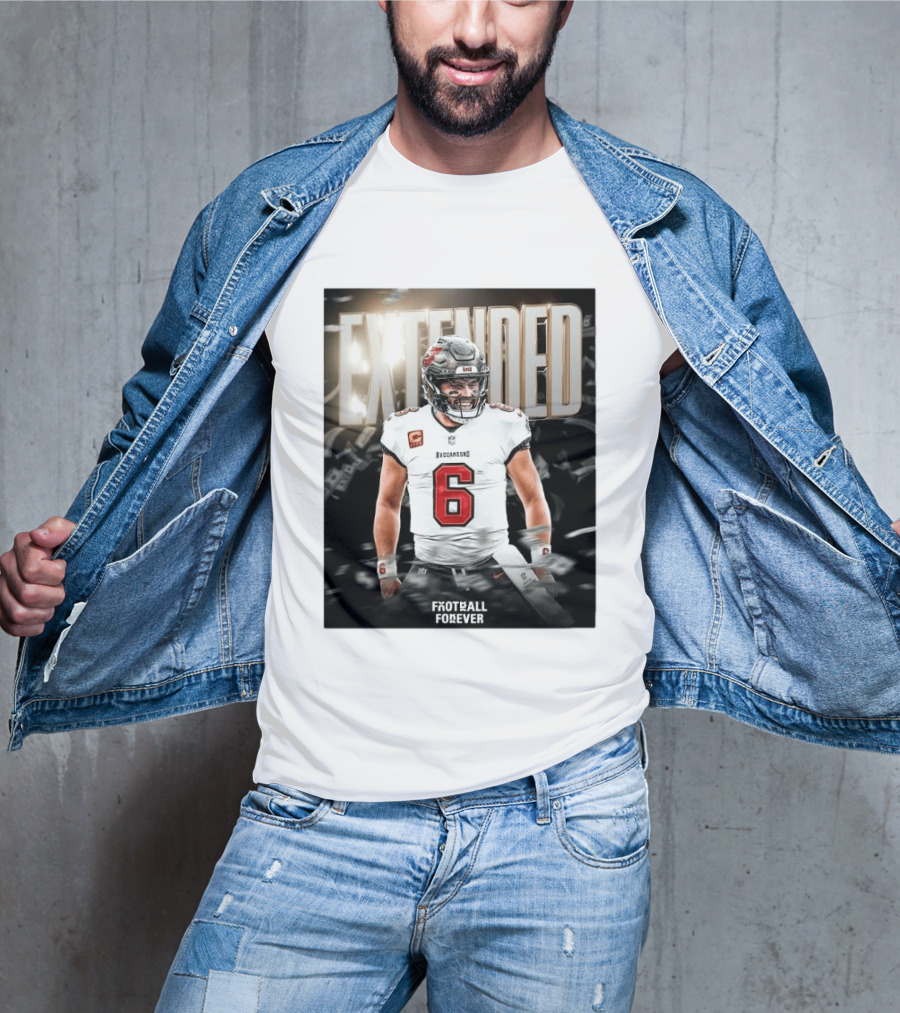 Extended Baker Mayfield Tampa Bay Football Forever T-Shirt