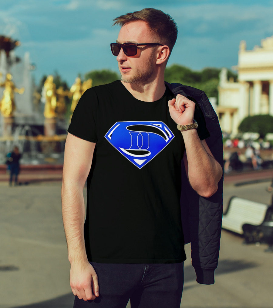 Duke Blue Devils Superman NCAA College Basketball T-Shirt