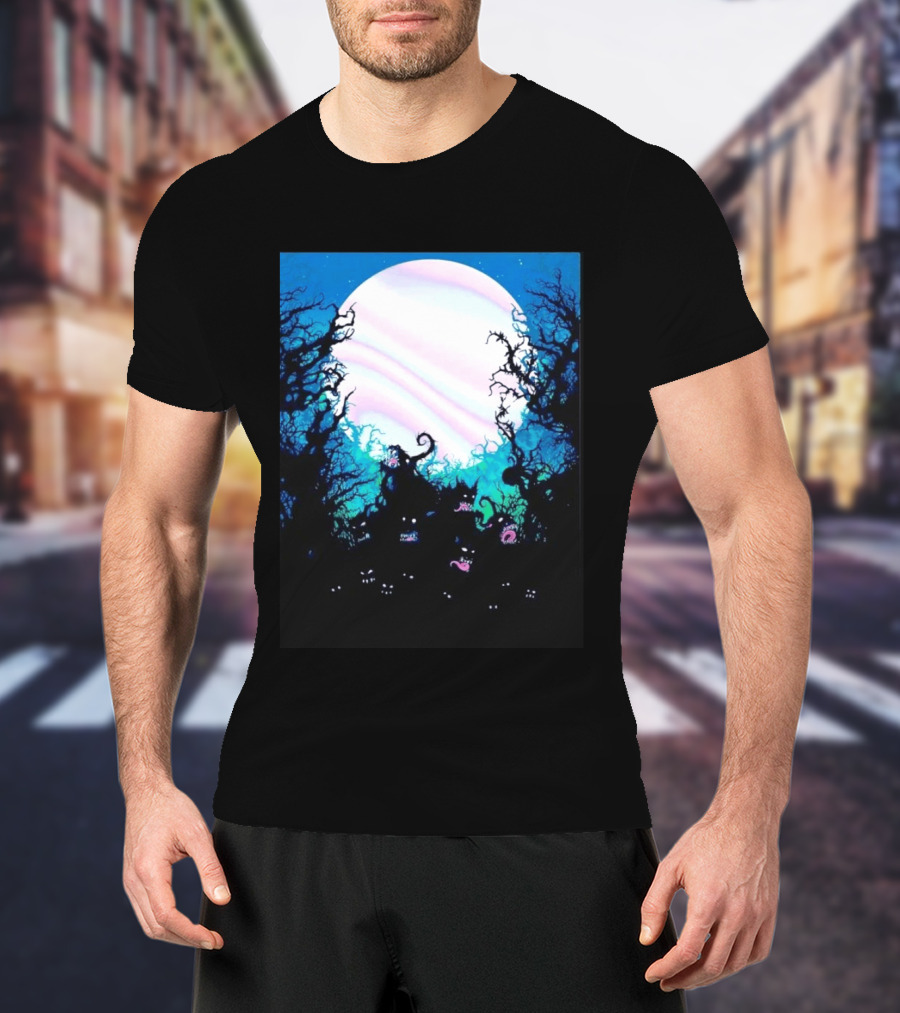 Gallows Orchestra Of Wolves Collection Full Moon Enchanted Forest Creatures T-Shirt