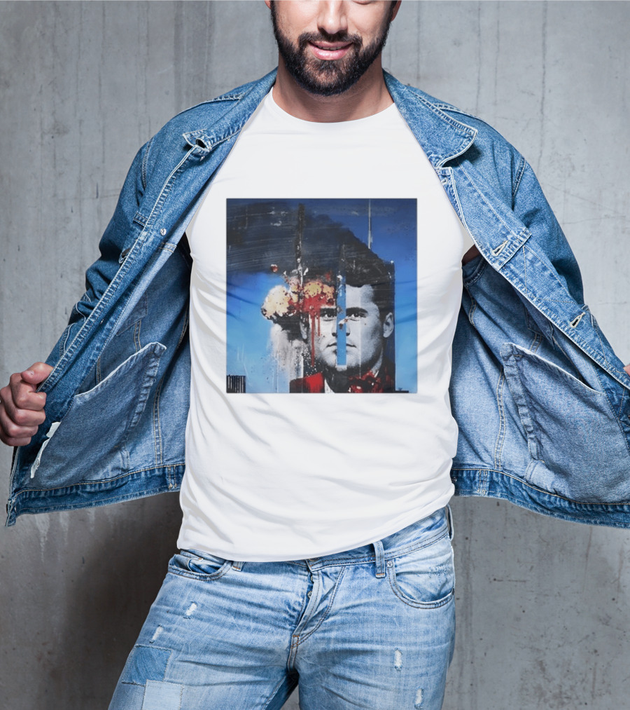Charlie Kirk September 11 Twin Towers Collage T-Shirt