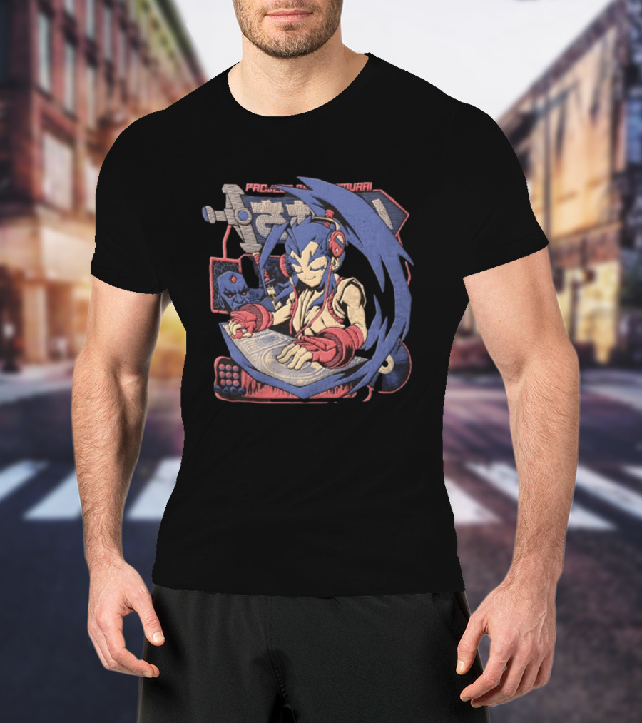 Yoshimitsu Project Soul Samurai DJ Scene Anime T-Shirt