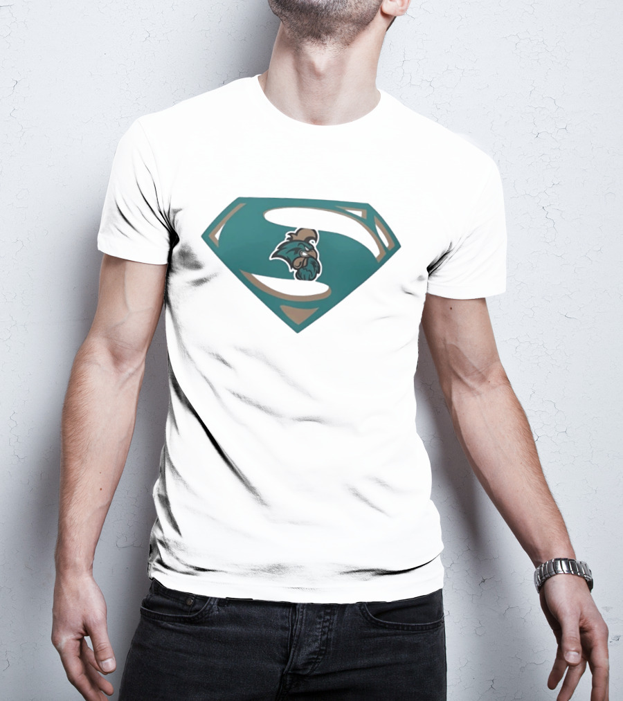 Coastal Carolina Chanticleers Superman T-Shirt