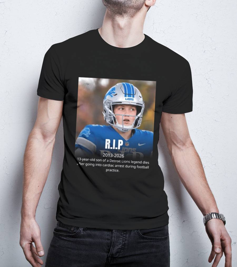 Rip Caden Sorrell Detroit Lions 2013 2026 T-Shirt