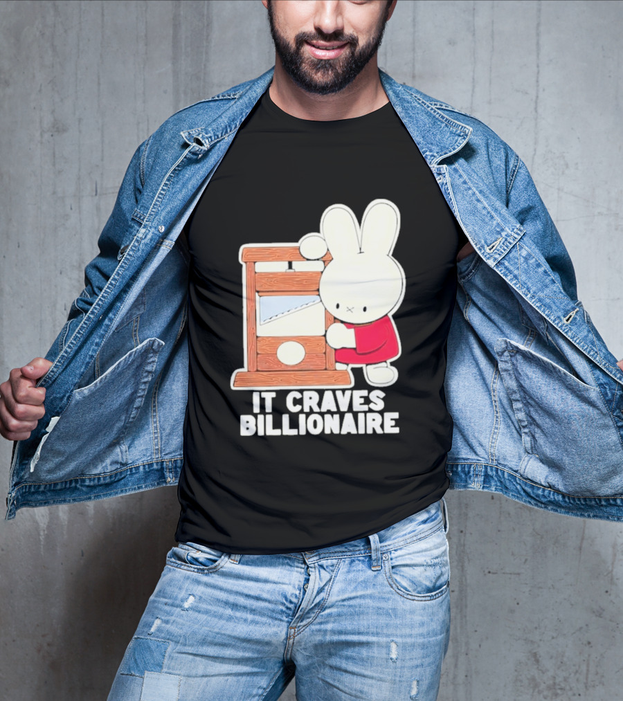 Villionaire Rabbit It Craves Billionaire Guillotine Red T-Shirt