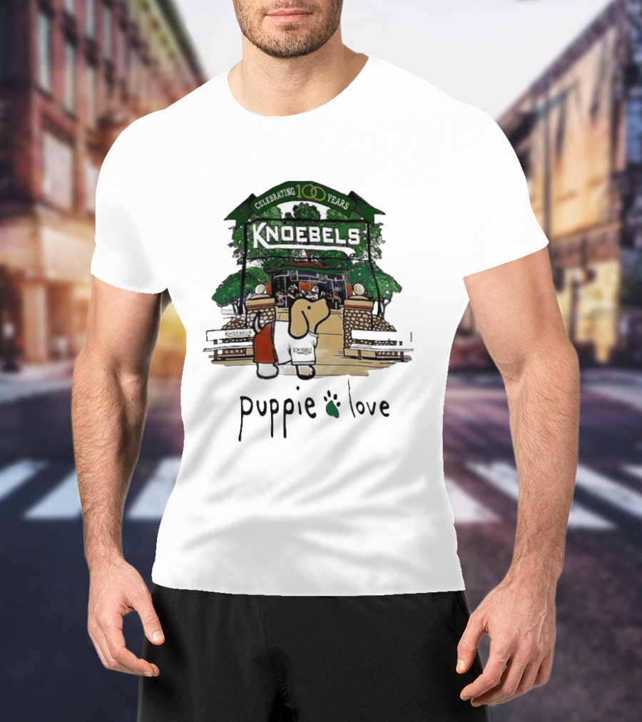 Celebrating 100 Years Knoebels Puppie Love T-Shirt