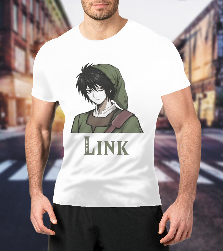 L Lawliet As Link The Legend Of Zelda T-Shirt