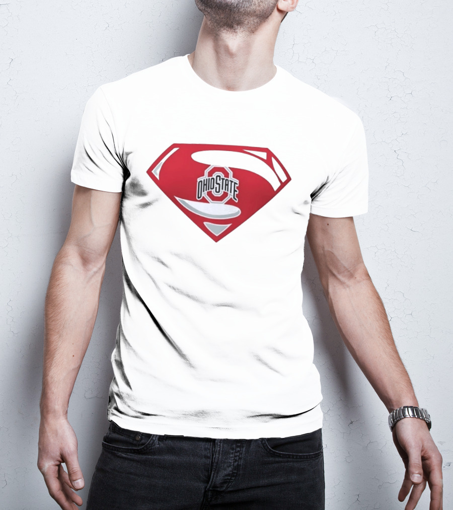 Ohio State Buckeyes Superman NCAA College Football T-Shirt
