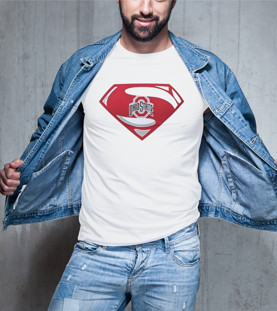 Ohio State Buckeyes Superman NCAA College Football T-Shirt