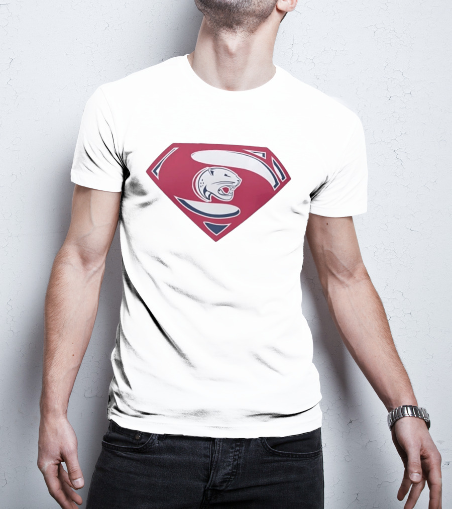 Panther S Emblem Superhero Sports Team Power T-Shirt