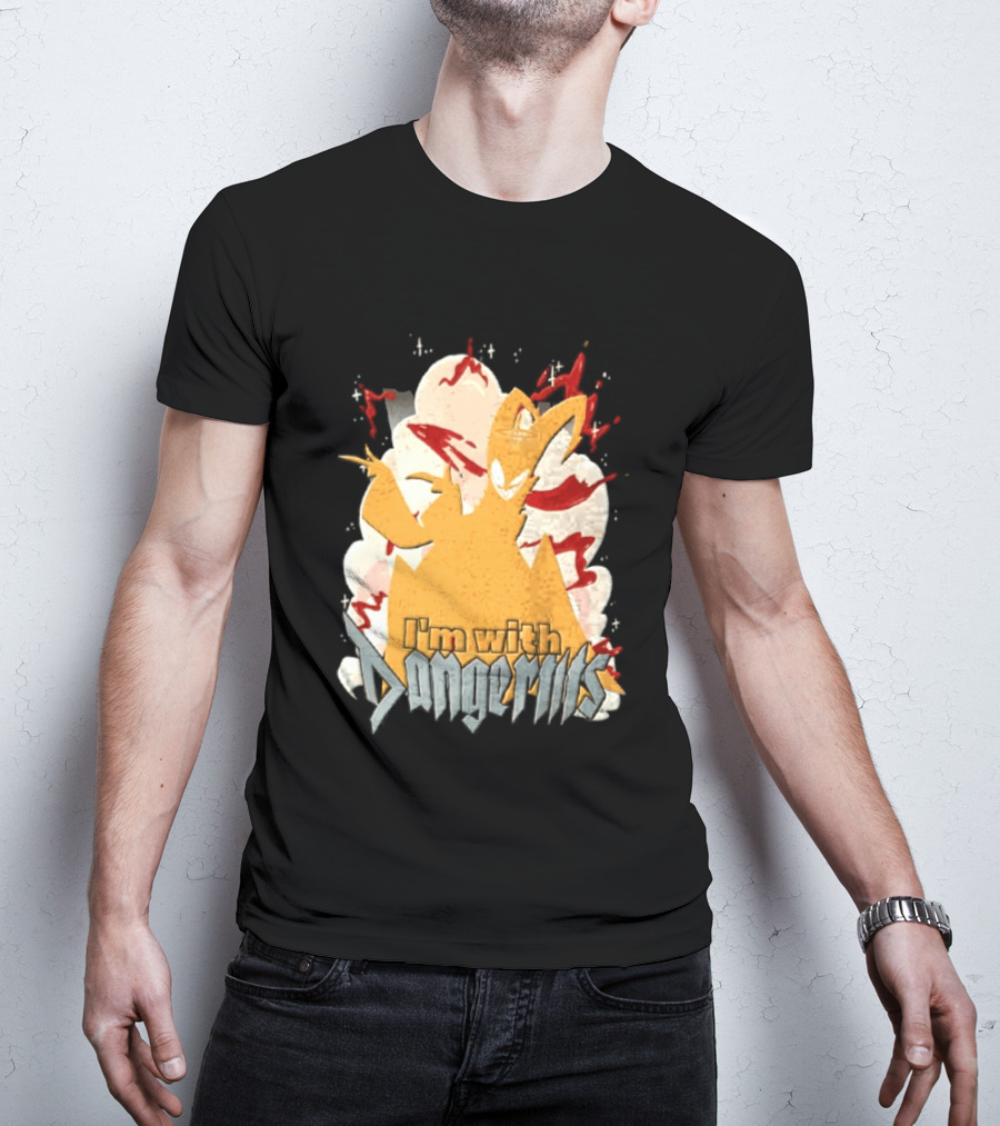 Adam Exorcist Hazbin Hotel I'm With Dangerous T-Shirt