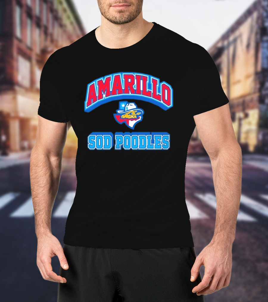 Amarillo Sod Poodles Texas Baseball Team T-Shirt
