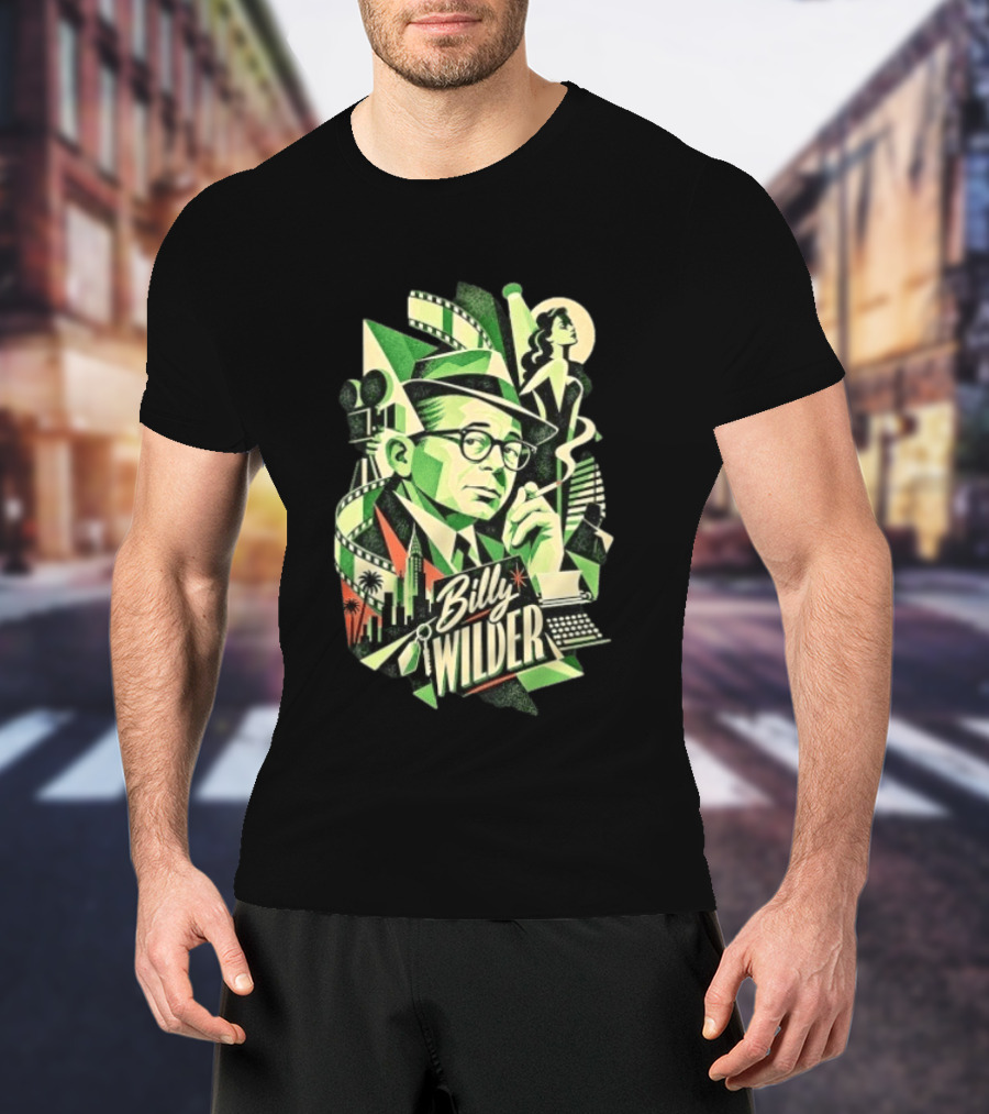Billy Wilder Classic Hollywood Director Retro Film T-Shirt