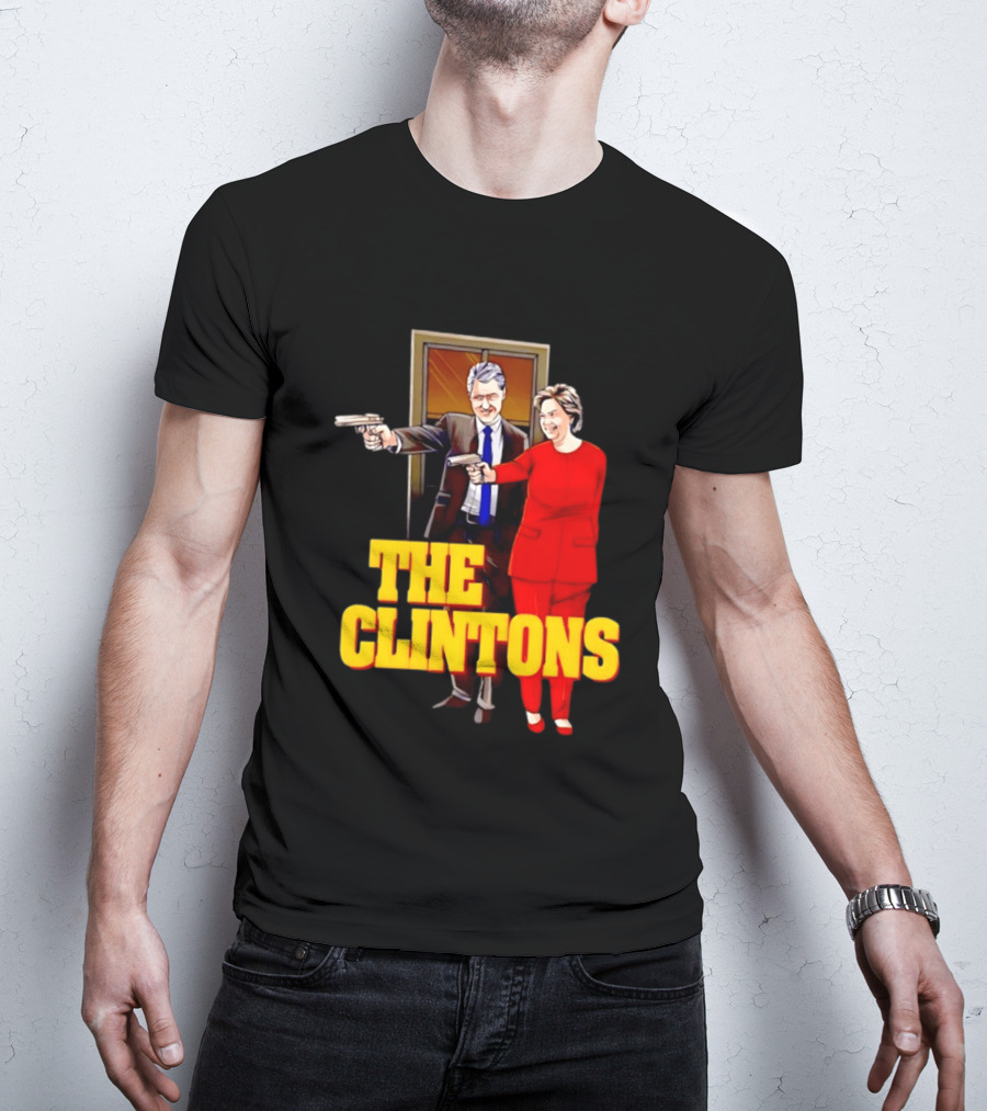 The Clintons Bill And Hillary With Guns T-Shirt