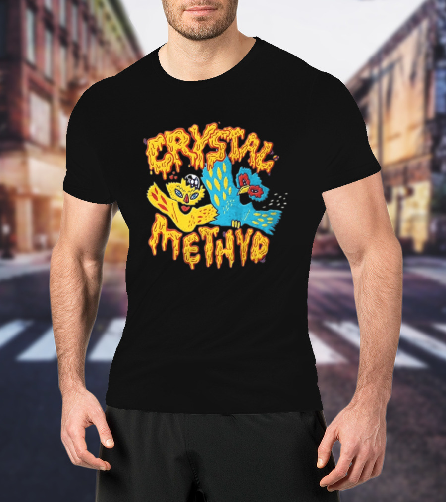 Crystal Methyd RuPaul Drag Race Bird Characters T-Shirt