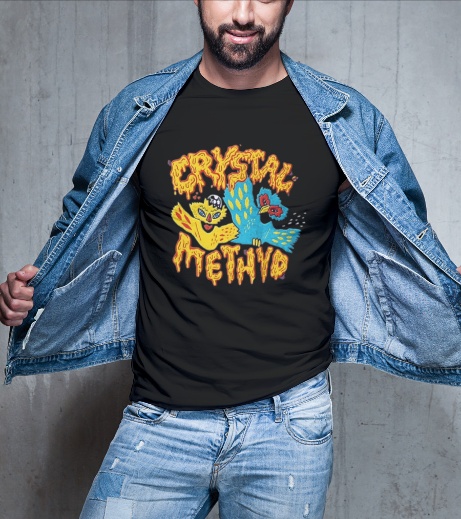 Crystal Methyd RuPaul Drag Race Bird Characters T-Shirt