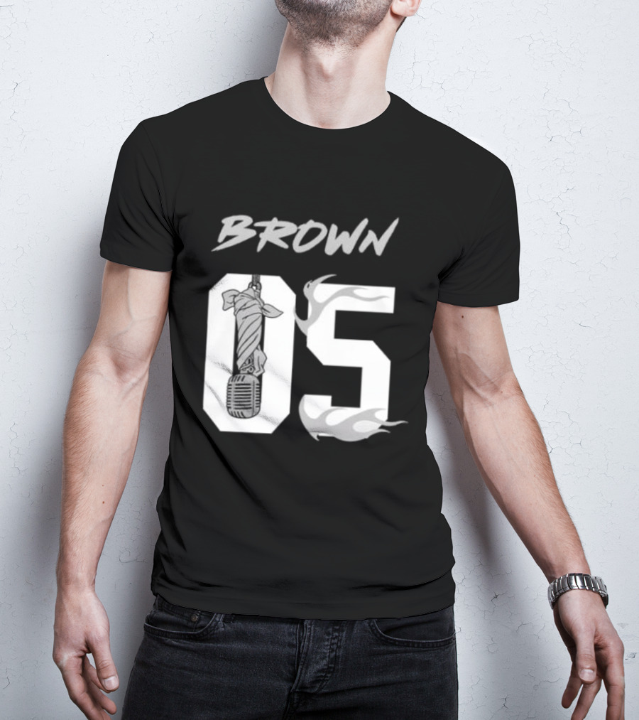 Las Vegas Raiders Chris Brown 2026 The R&R Tour 05 Flame T-Shirt