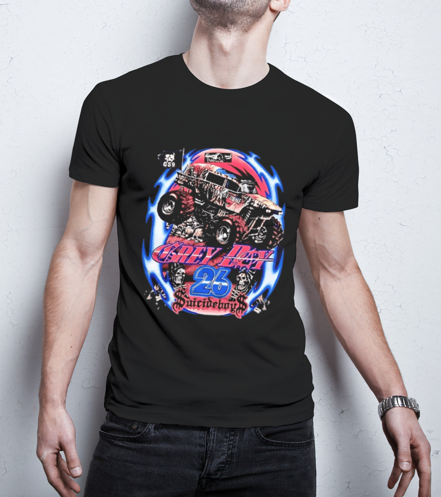 Suicideboys Grey Day 26 Monster Truck Thy Will Be Done G59 T-Shirt