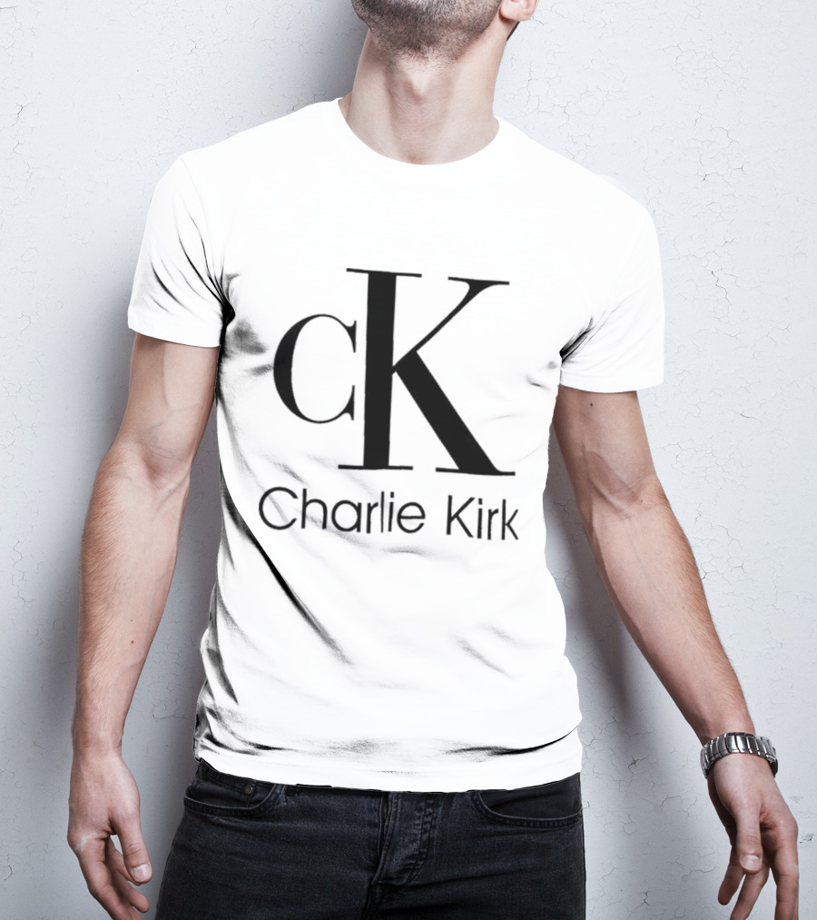 Charlie Kirk CK Bold Monogram T-Shirt