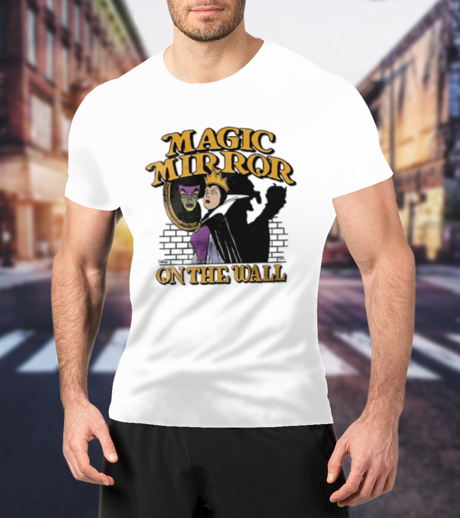 Magic Mirror On The Wall Evil Queen Old Hag Shadow T-Shirt