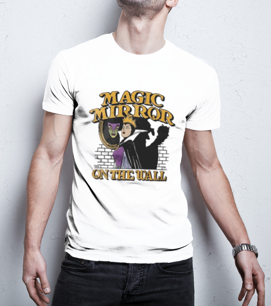 Magic Mirror On The Wall Evil Queen Old Hag Shadow T-Shirt