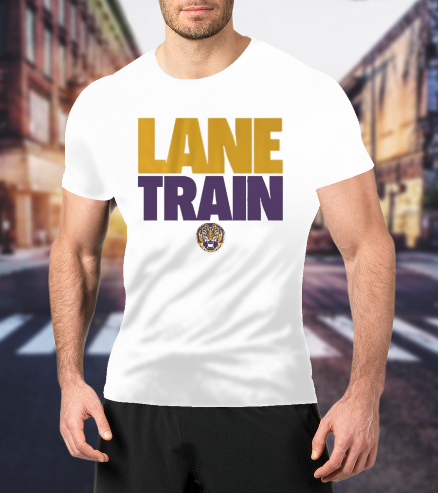 Lane Train LSU Tigers Football SEC Fan Gear T-Shirt