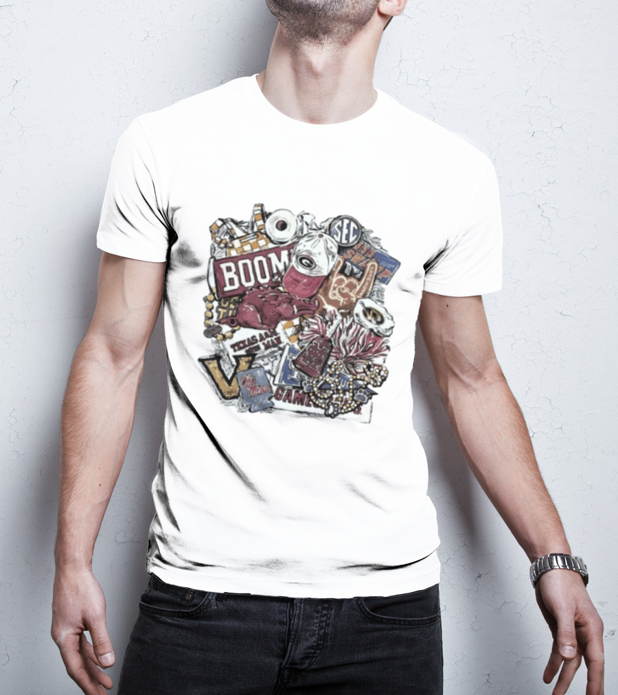 Mississippi State SEC Gameday It Just Means More Boom Tennessee Texas A&M Gators LSU Auburn T-Shirt
