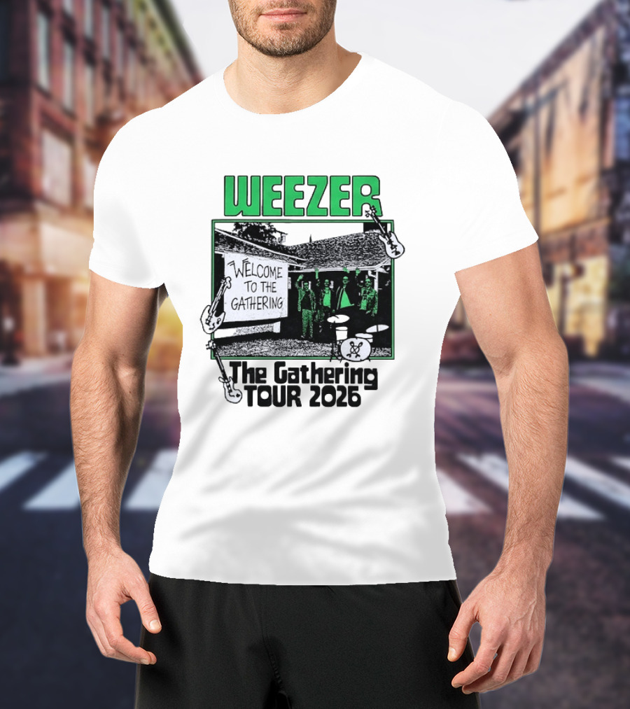 Weezer Welcome To The Gathering Tour 2026 T-Shirt
