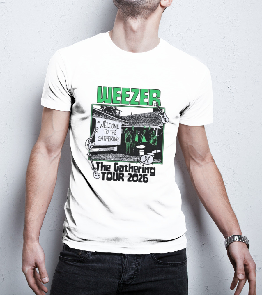 Weezer Welcome To The Gathering Tour 2026 T-Shirt