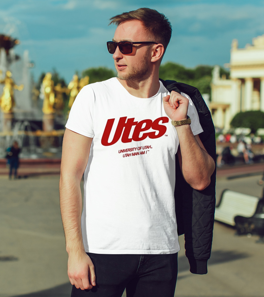 Utes University Of Utah Utah Man Am I NCAA T-Shirt