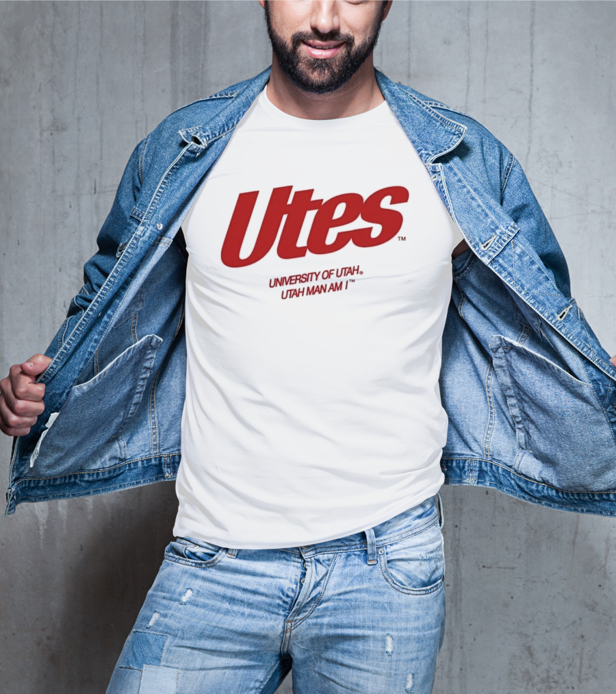 Utes University Of Utah Utah Man Am I NCAA T-Shirt