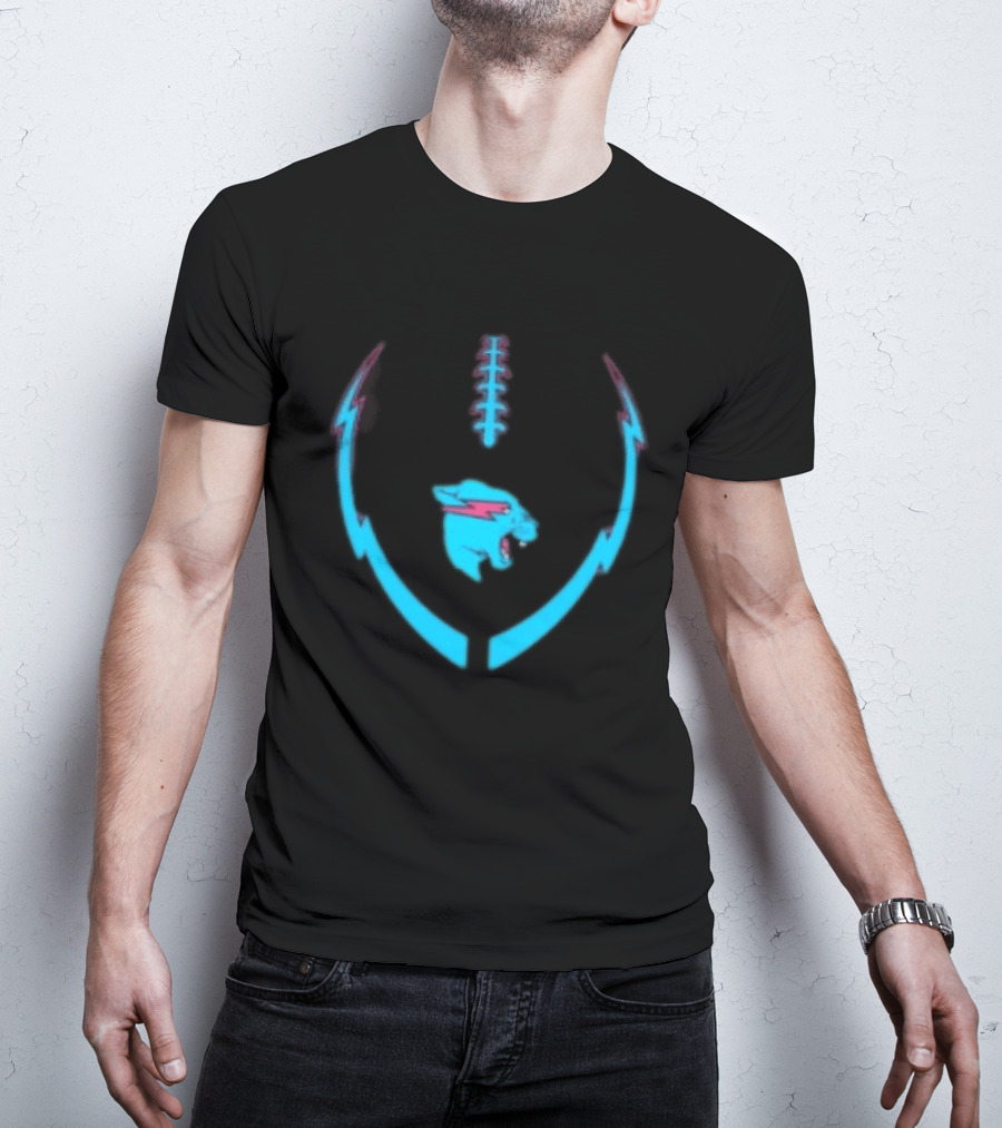 Mrbeast Store Beast Lightning Football T-Shirt
