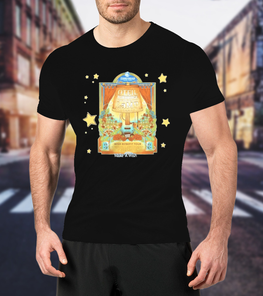 Oteil Burbridge LaMP Wish Benefit Tour Make A Wish Foundation Fiddlehead Brewing Company T-Shirt