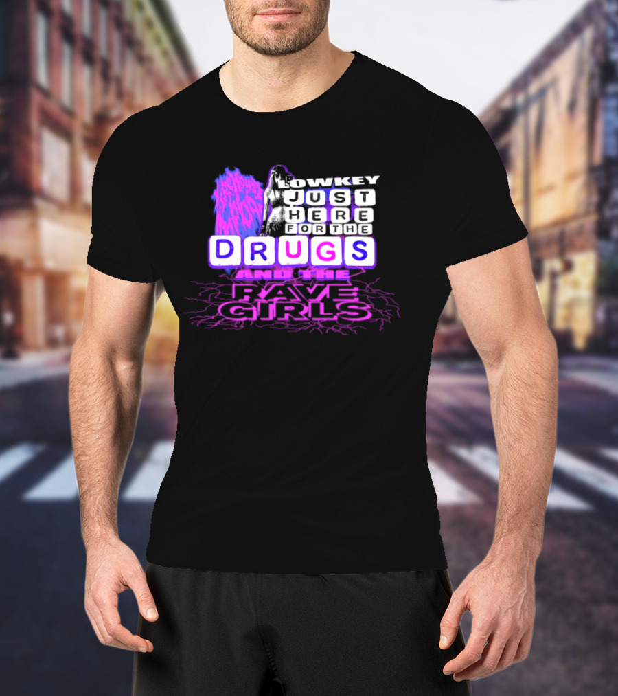 Lowkey Firehouse 666 Drugs Anti Life Rave Girls T-Shirt