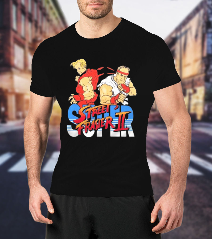 Supper Street Frasier II Retro Fighter T-Shirt