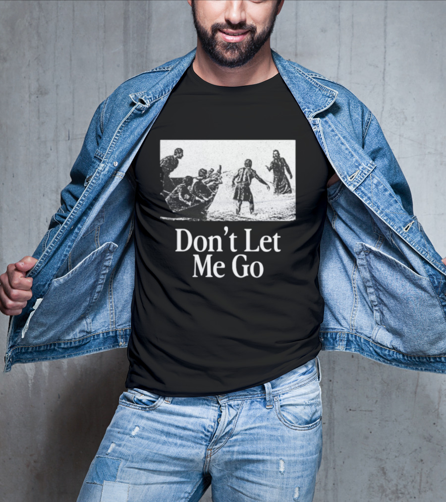 The Chosen Gifts Store Don't Let Me Go Crewneck Biblical Sea Scene T-Shirt