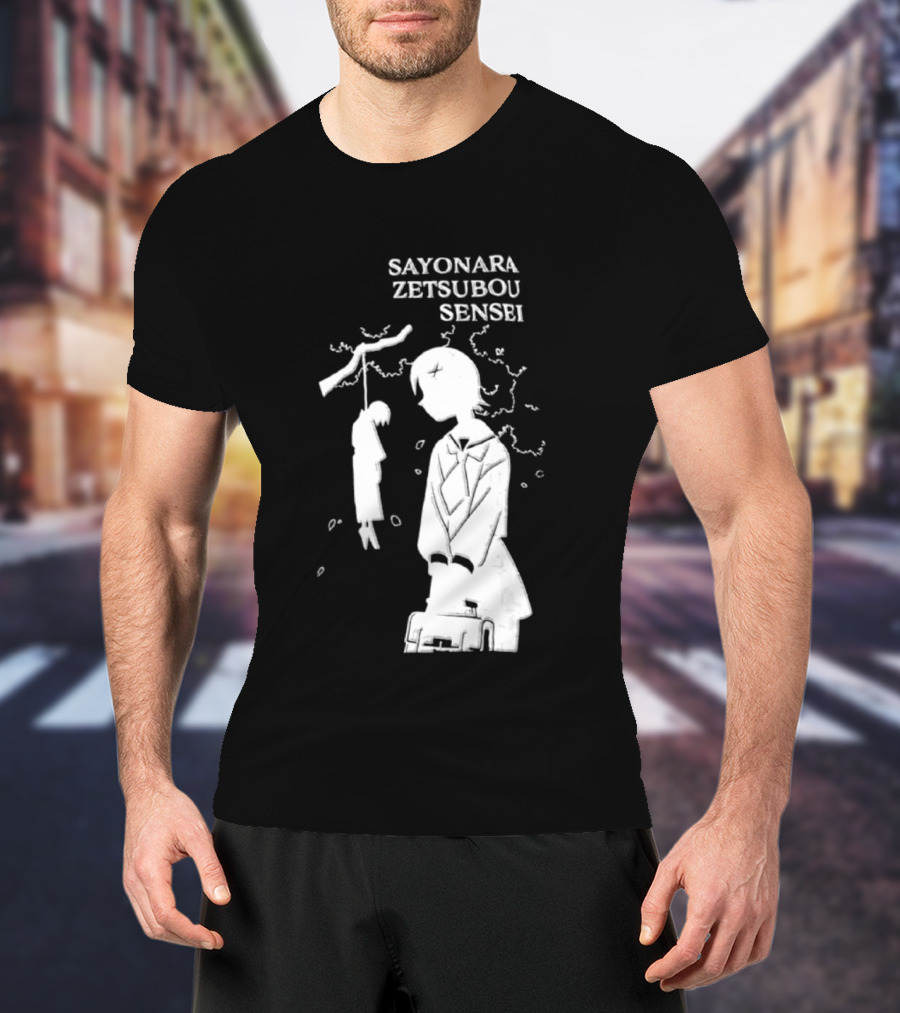 Sayonara Zetsubou Sensei Kafuka Fuura Nozomu Itoshiki T-Shirt